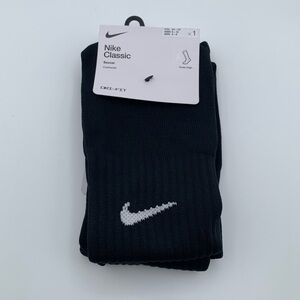NWT Unisex Nike Classic Soccer Cushioned Dri-fit Knee High Socks Black